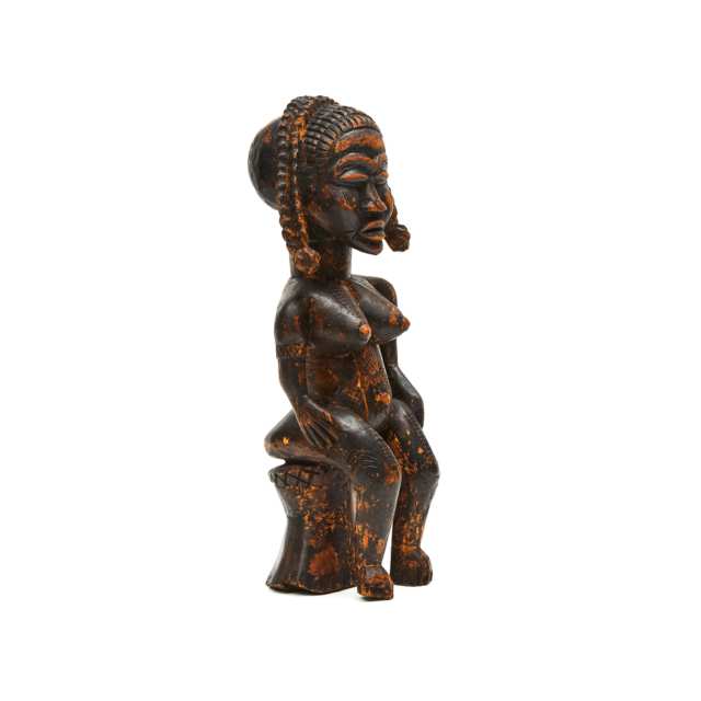 Baga Seated Female Figure, Guinea, West Africa