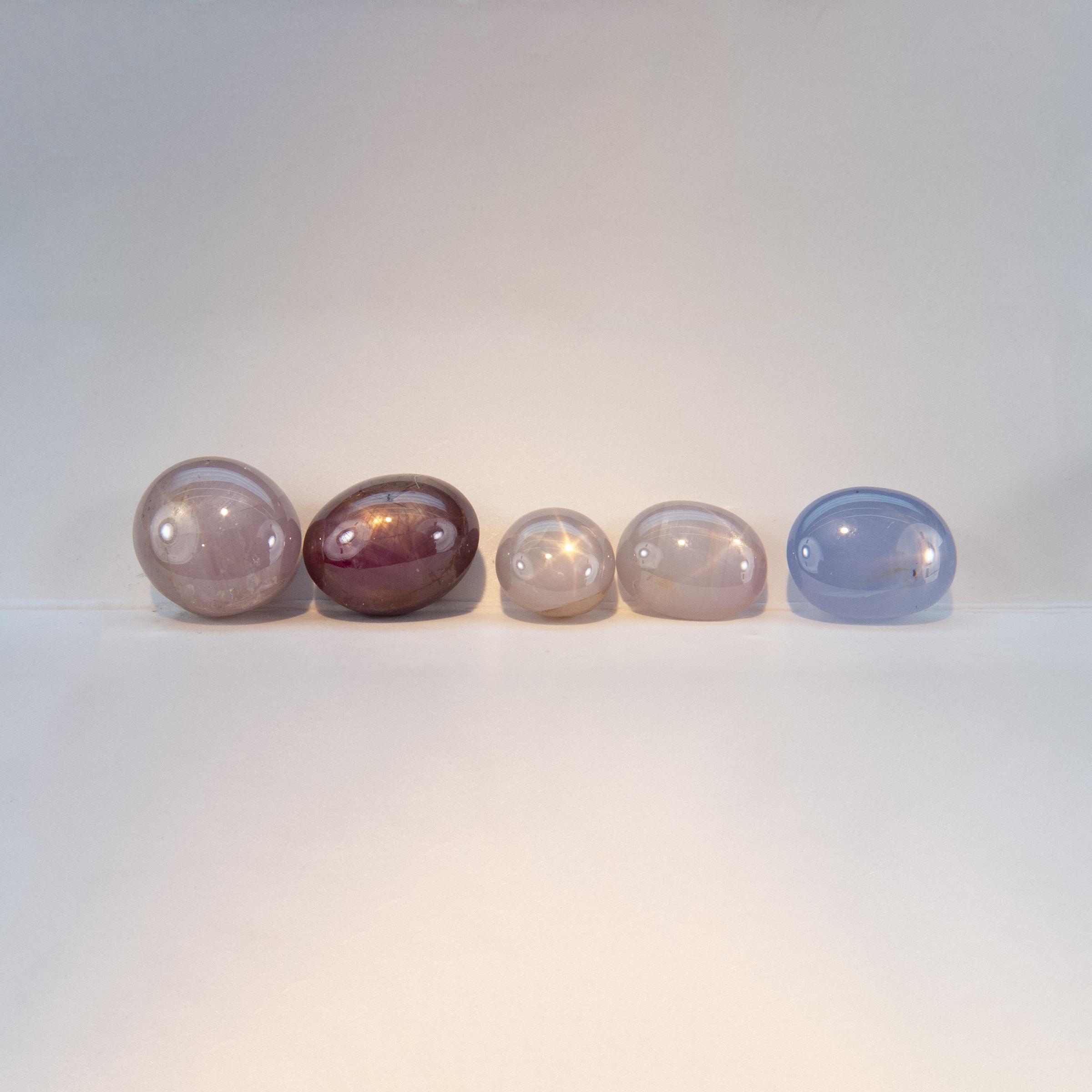 5 Oval Star Ruby And Sapphire Cabochons