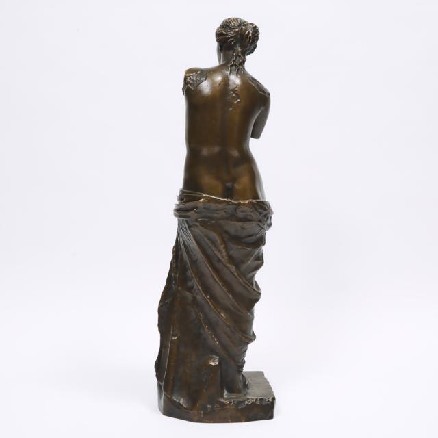 Barbedienne Patinated Bronze Model of the Venus de Milo, After the Ancient, Paris, 19th century