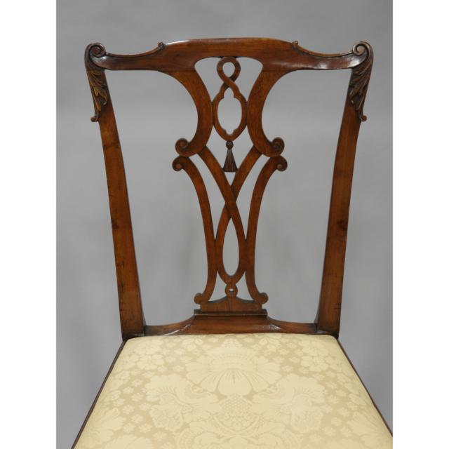 Georgian Chippendale Style Mahogany Side Chair, 18th century