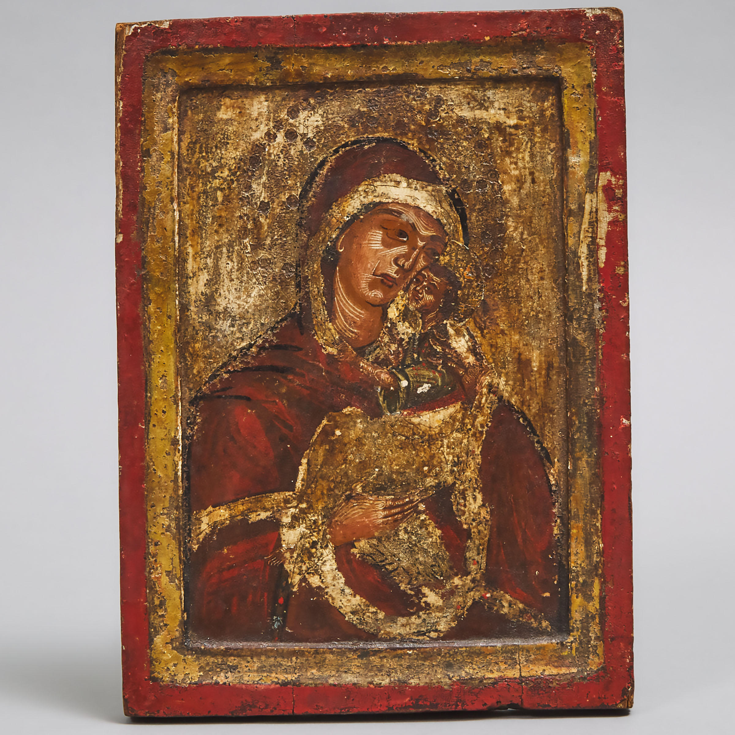 Russian Icon of the Mother of God of Korsun, late 17th/early 18th century
