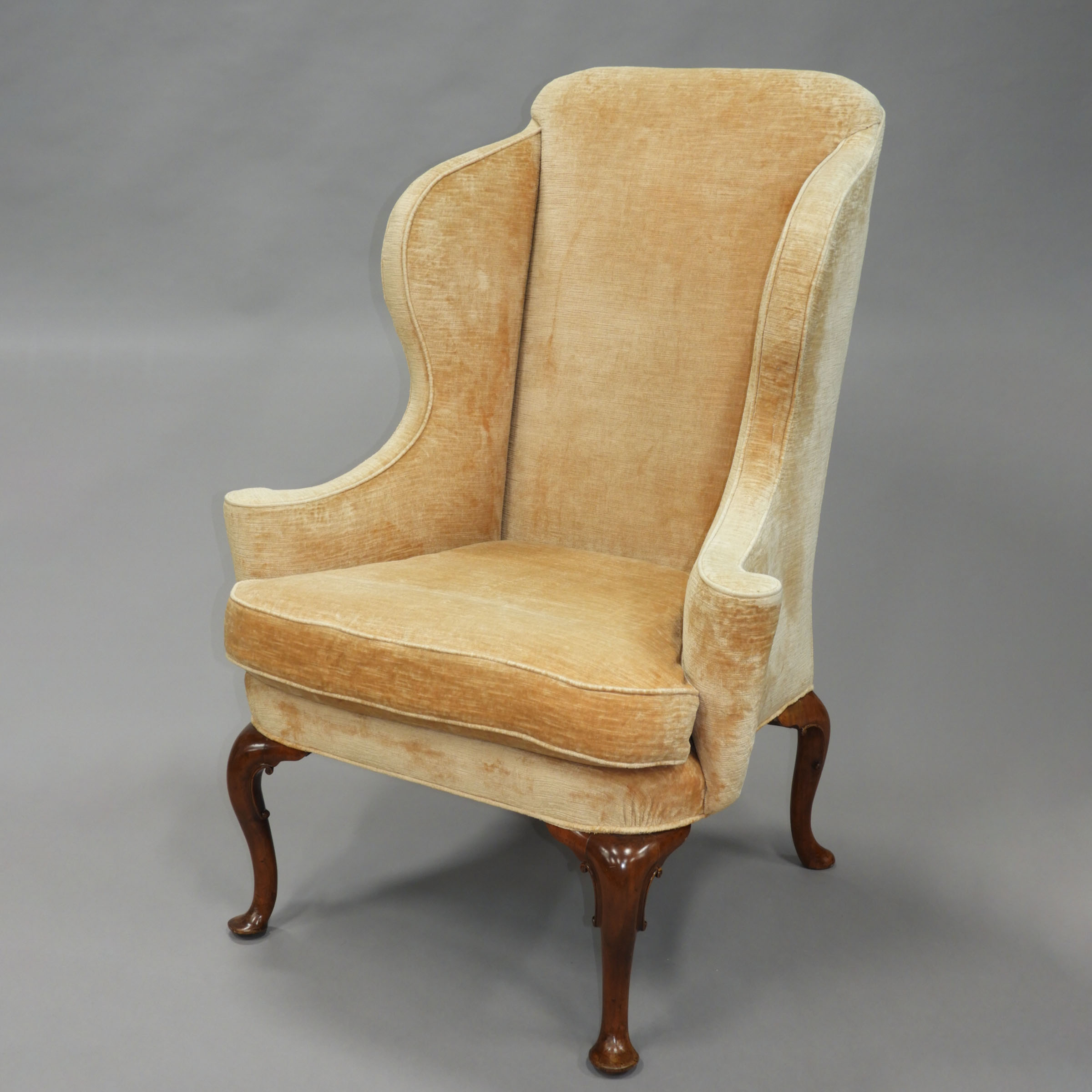 Queen Anne Wing Chair, early-mid 18th century