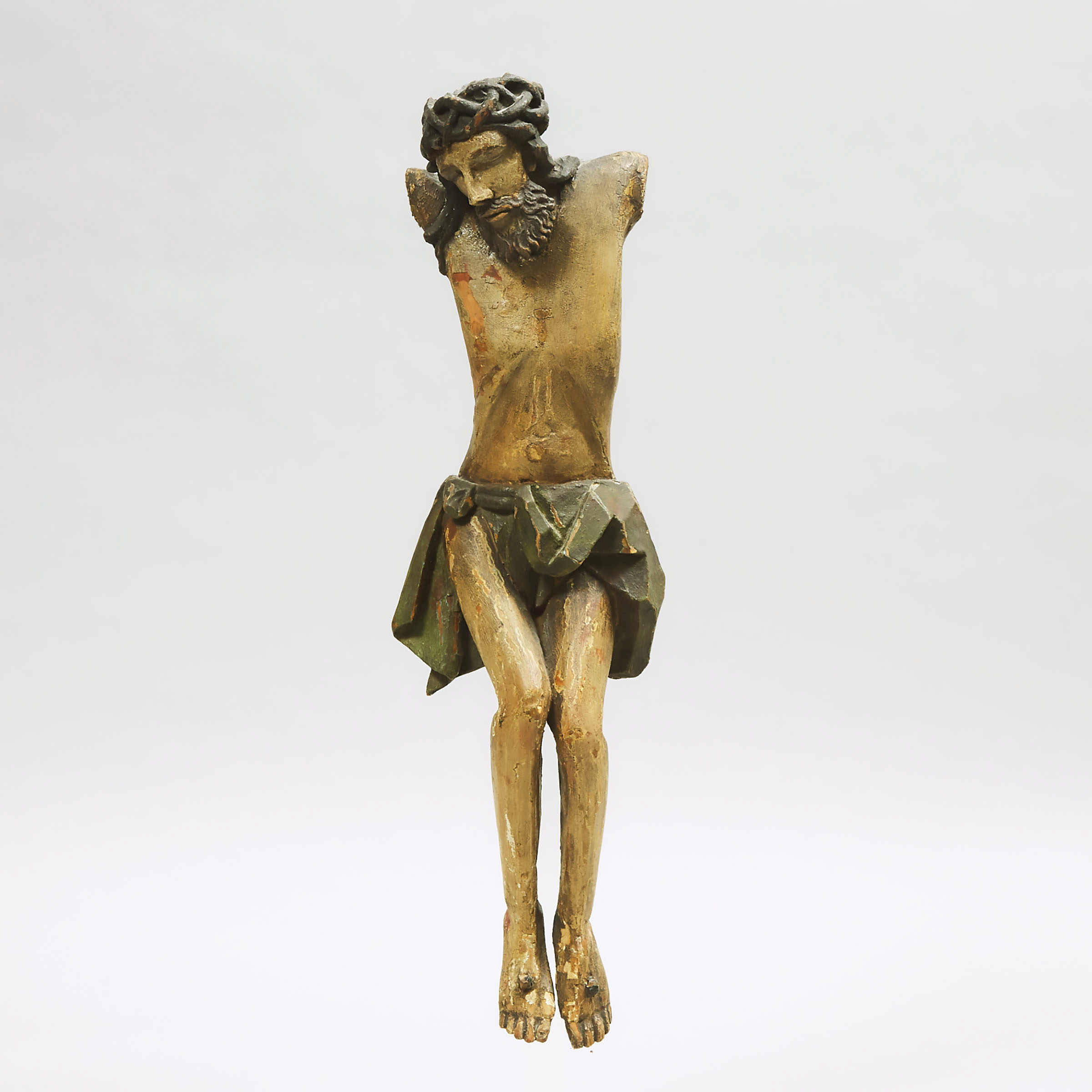Continental Carved and Polychromed Corpus Christi, 18th/19th century