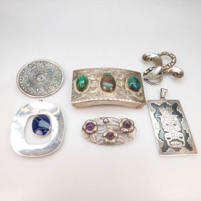 Quantity Of Mexican Silver Jewellery 