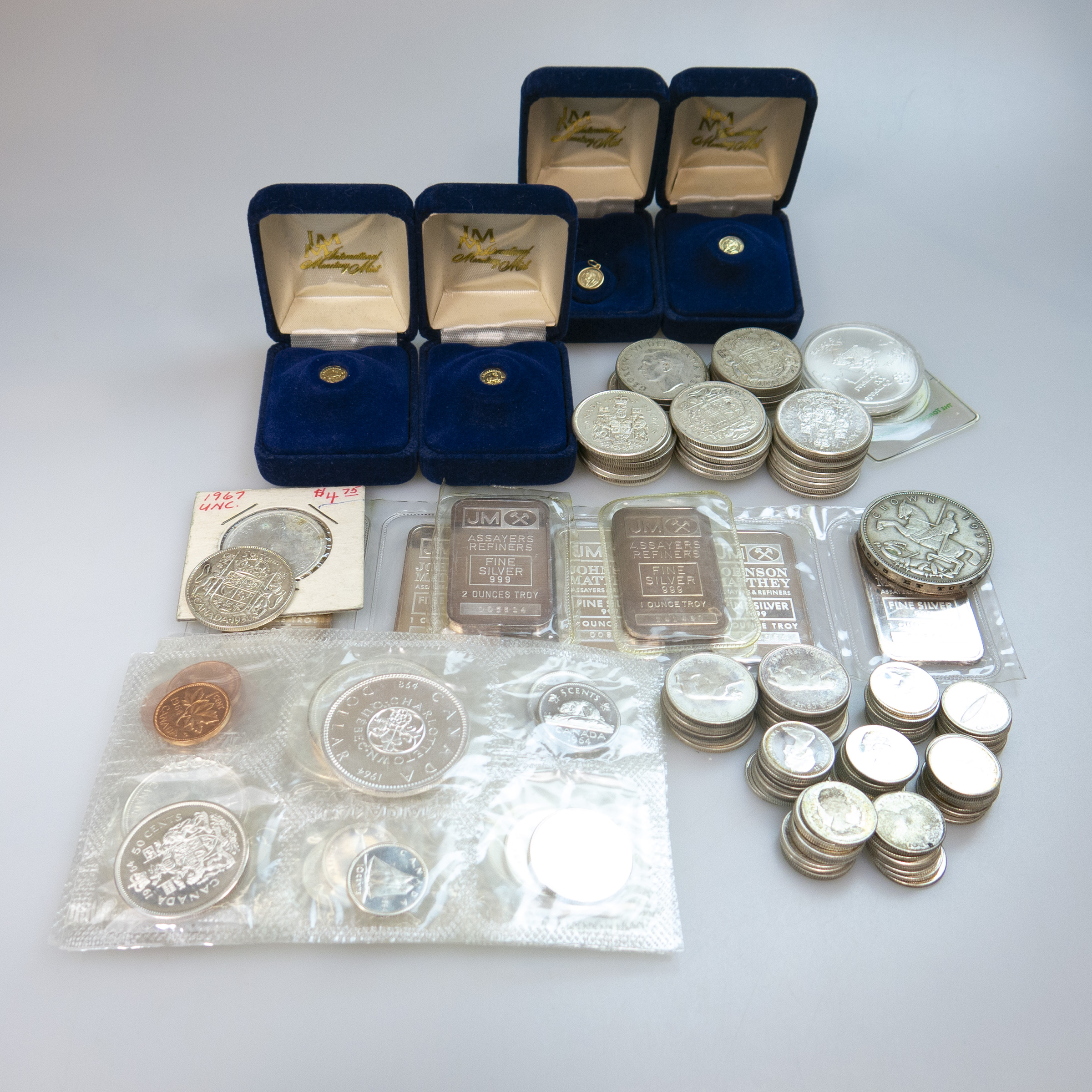 Quantity Of Coins And Silver