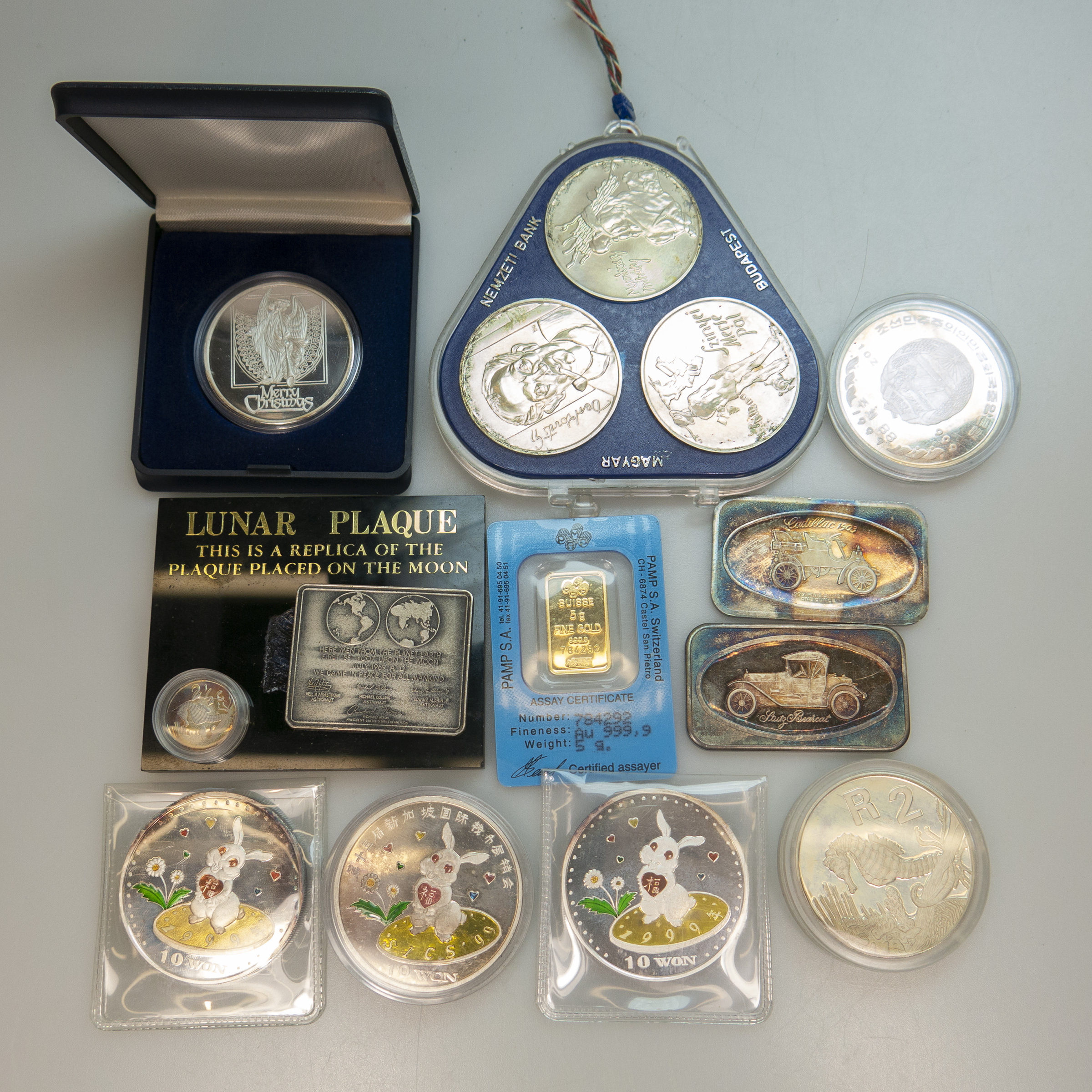 Quantity Of Stamps, First-Day Covers, Medallions, Coins And Bank Notes