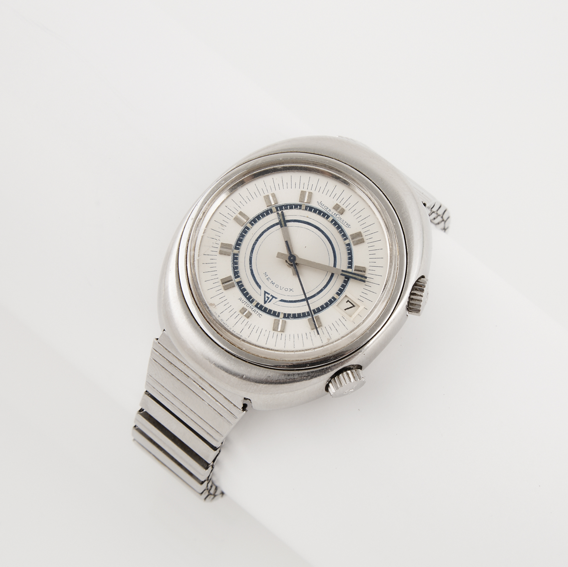 Jaeger-LeCoultre Memovox 'GT' Wristwatch With Date And Alarm