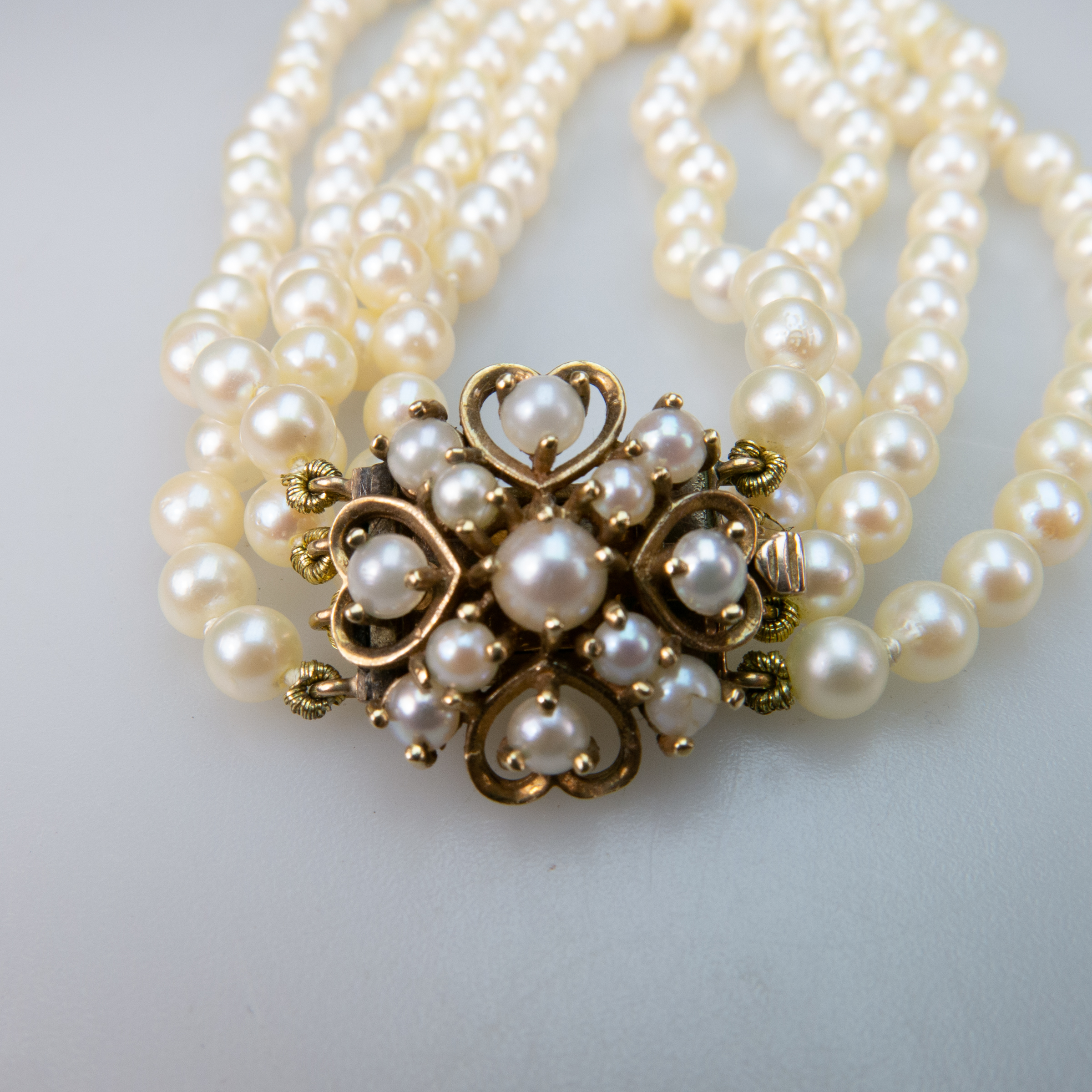 Four Strand Cultured Pearl Bracelet