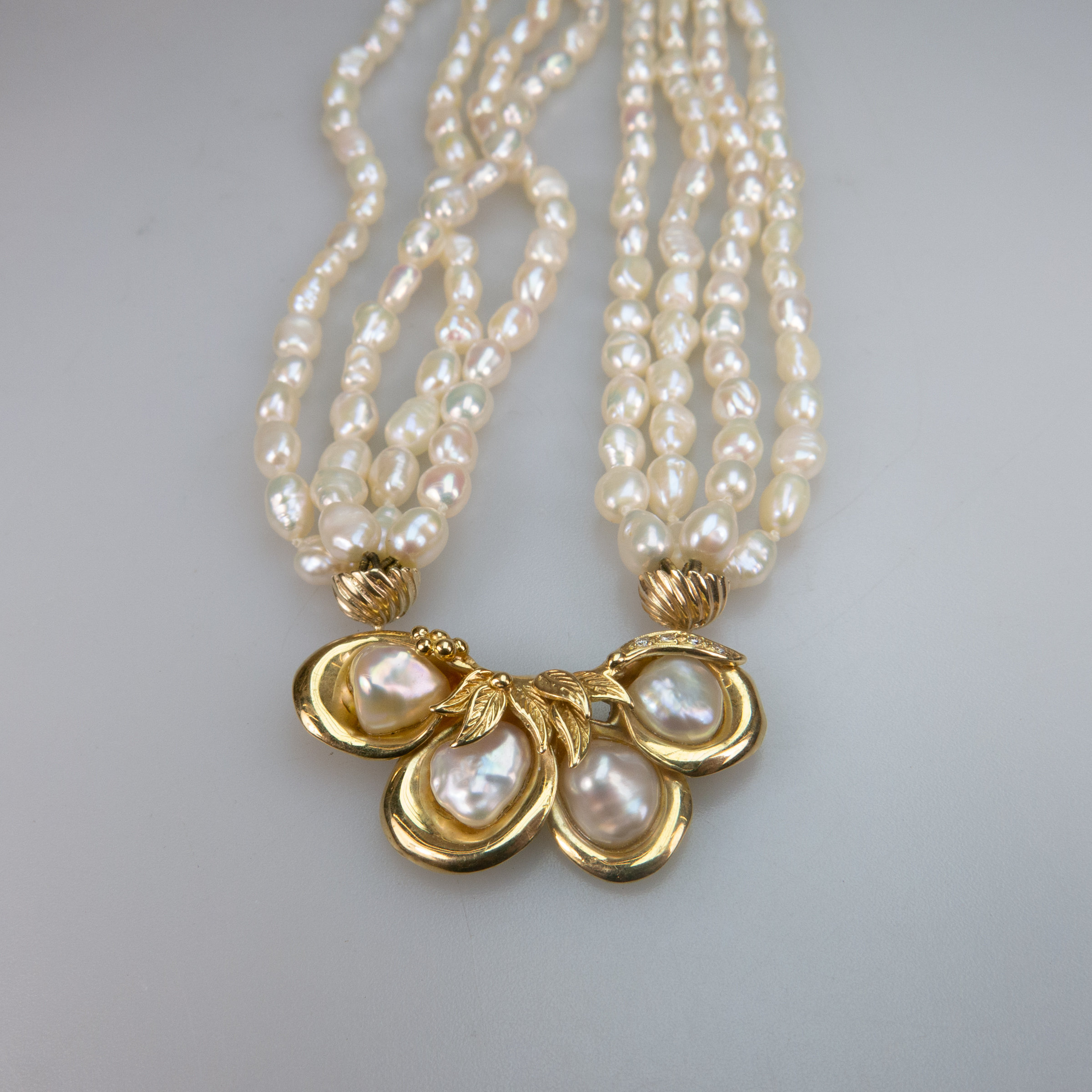 4-Strand Freshwater Pearl Necklace