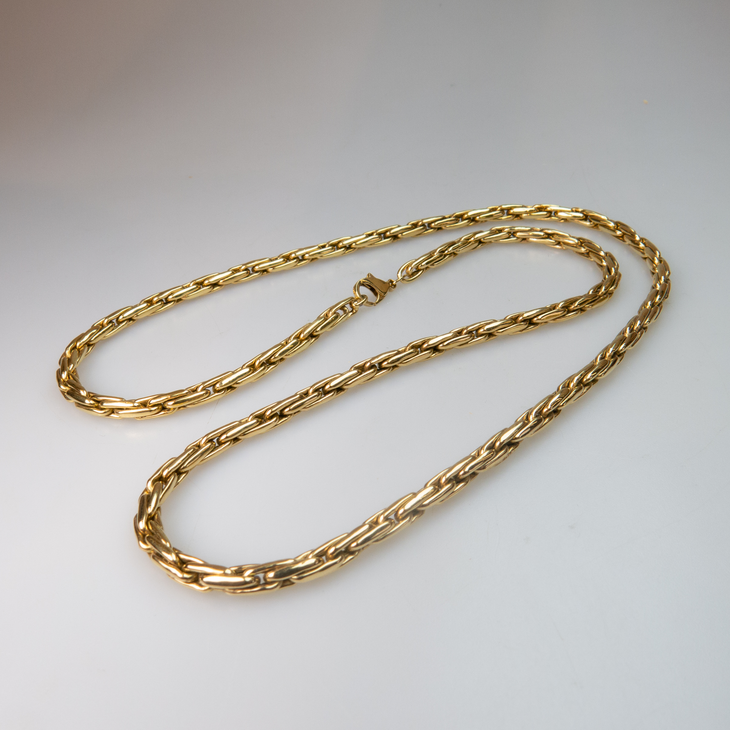 14k Yellow Gold Double Link Chain