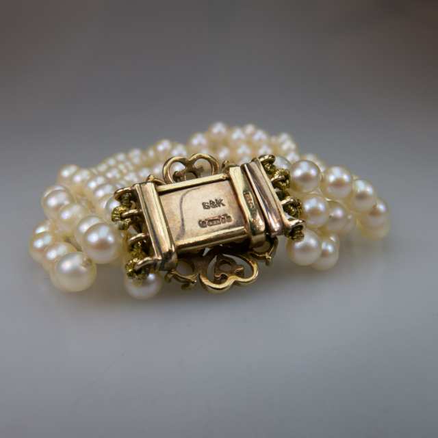 Four Strand Cultured Pearl Bracelet