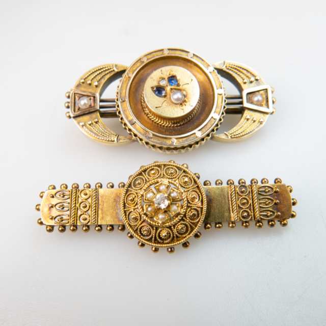 Small Quantity Of 19th Century Jewellery