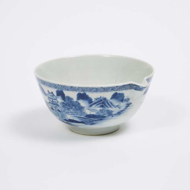 A Large Bowl-Shaped Jug from the Nanking Cargo, Qianlong Period, Circa 1750