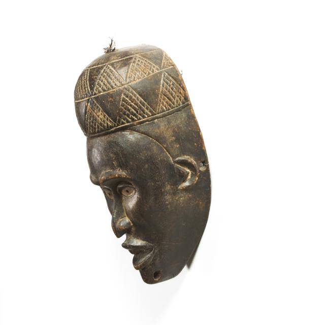 Kongo Yombe Mask, Democratic Republic of Congo, early to mid 20th century