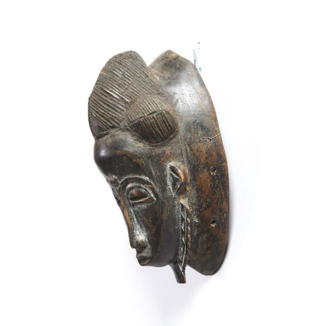 Baule Passport Mask, Ivory Coast, West Africa, mid to late 20th century