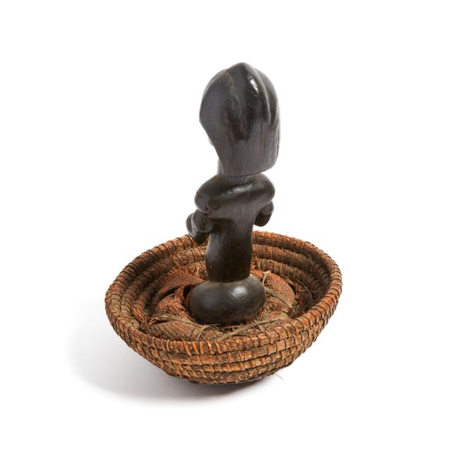 Fang Basket Figure, Central Africa