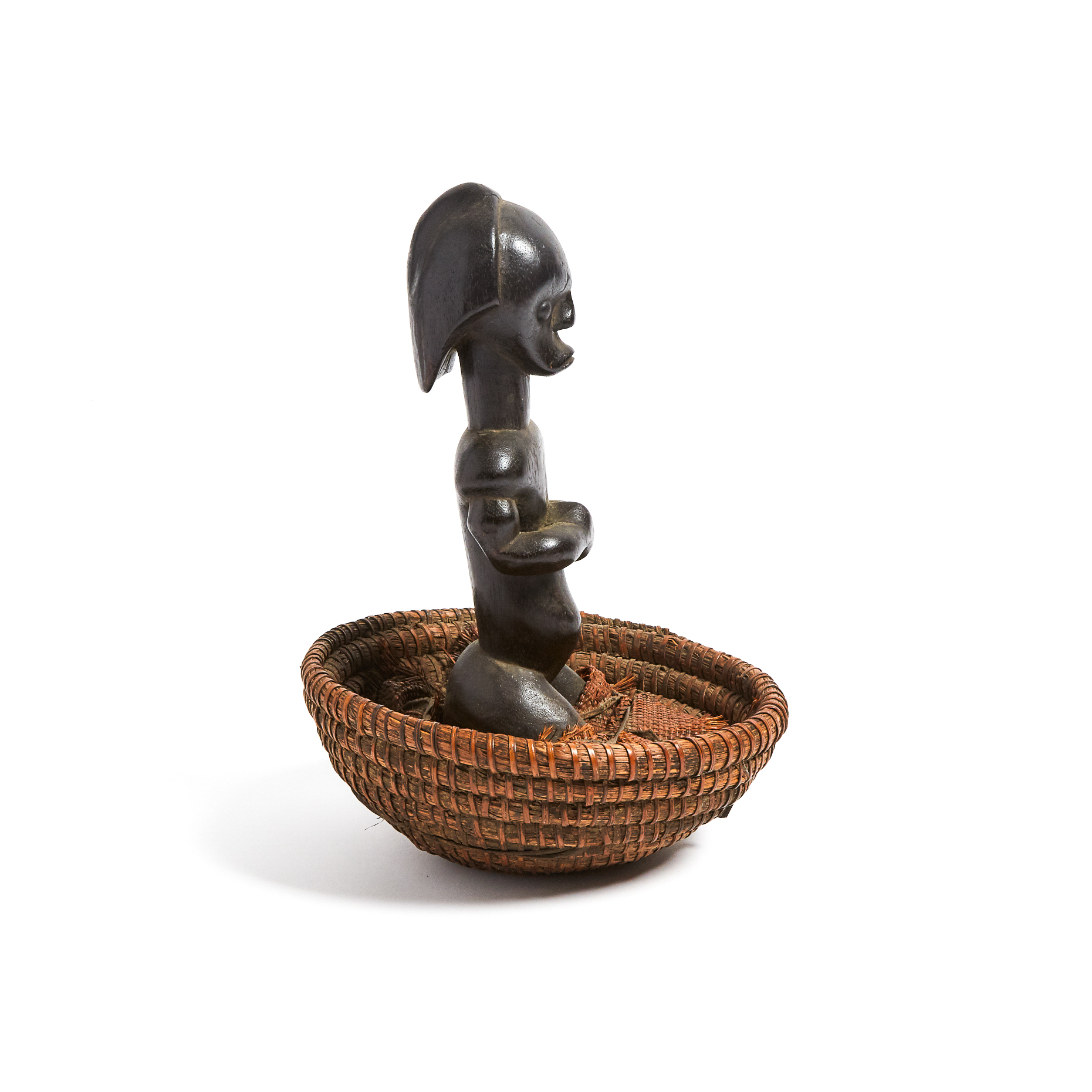 Fang Basket Figure, Central Africa