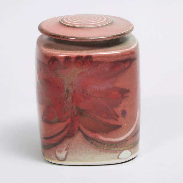 Robin Hopper (English/Canadian, b.1939), Covered Stoneware Jar, late 20th century