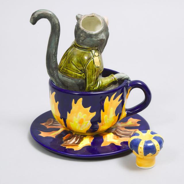 Evelyn Grant, Monkey Teapot, 2003