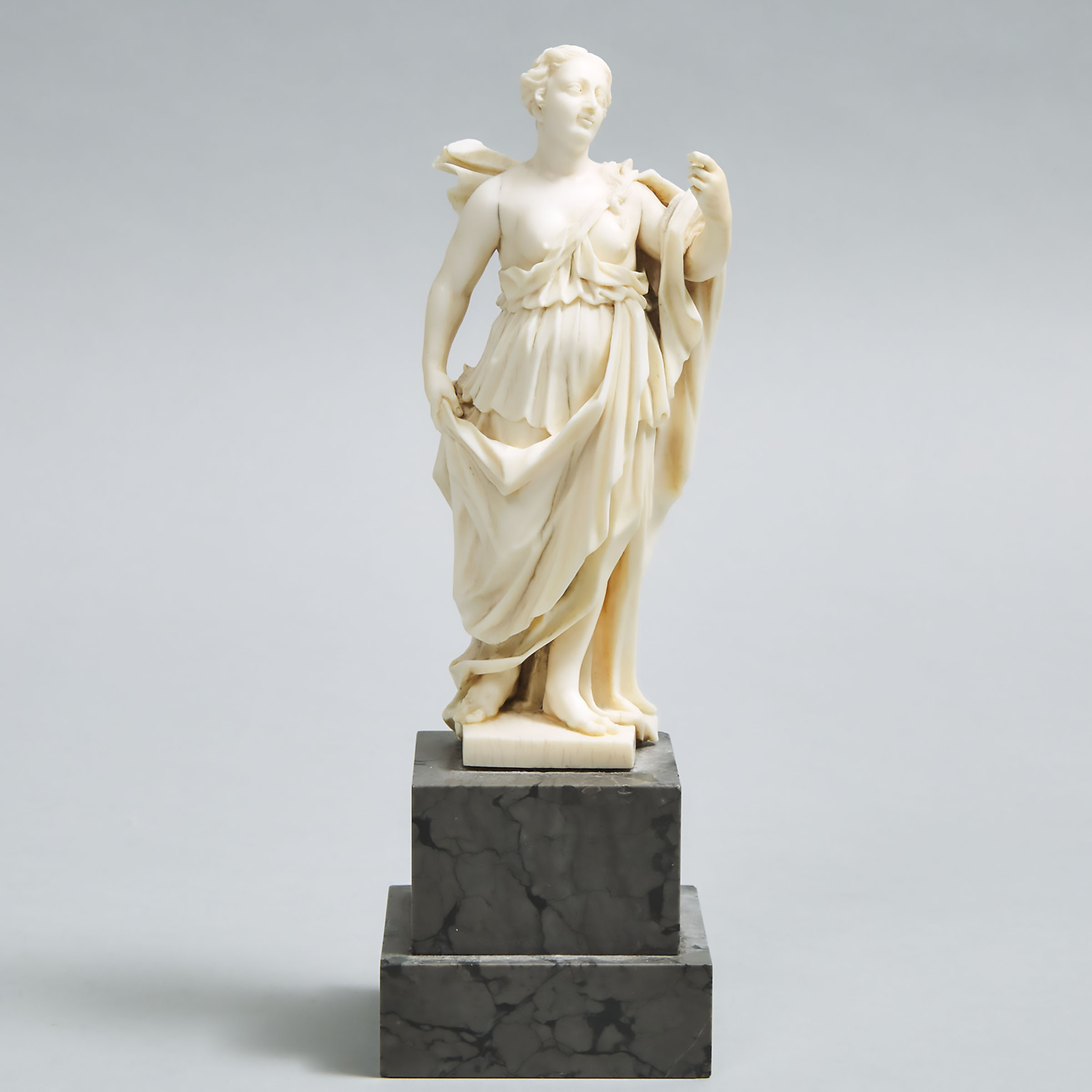 Carved Ivory Figure of a Roman Deity, early 19th century