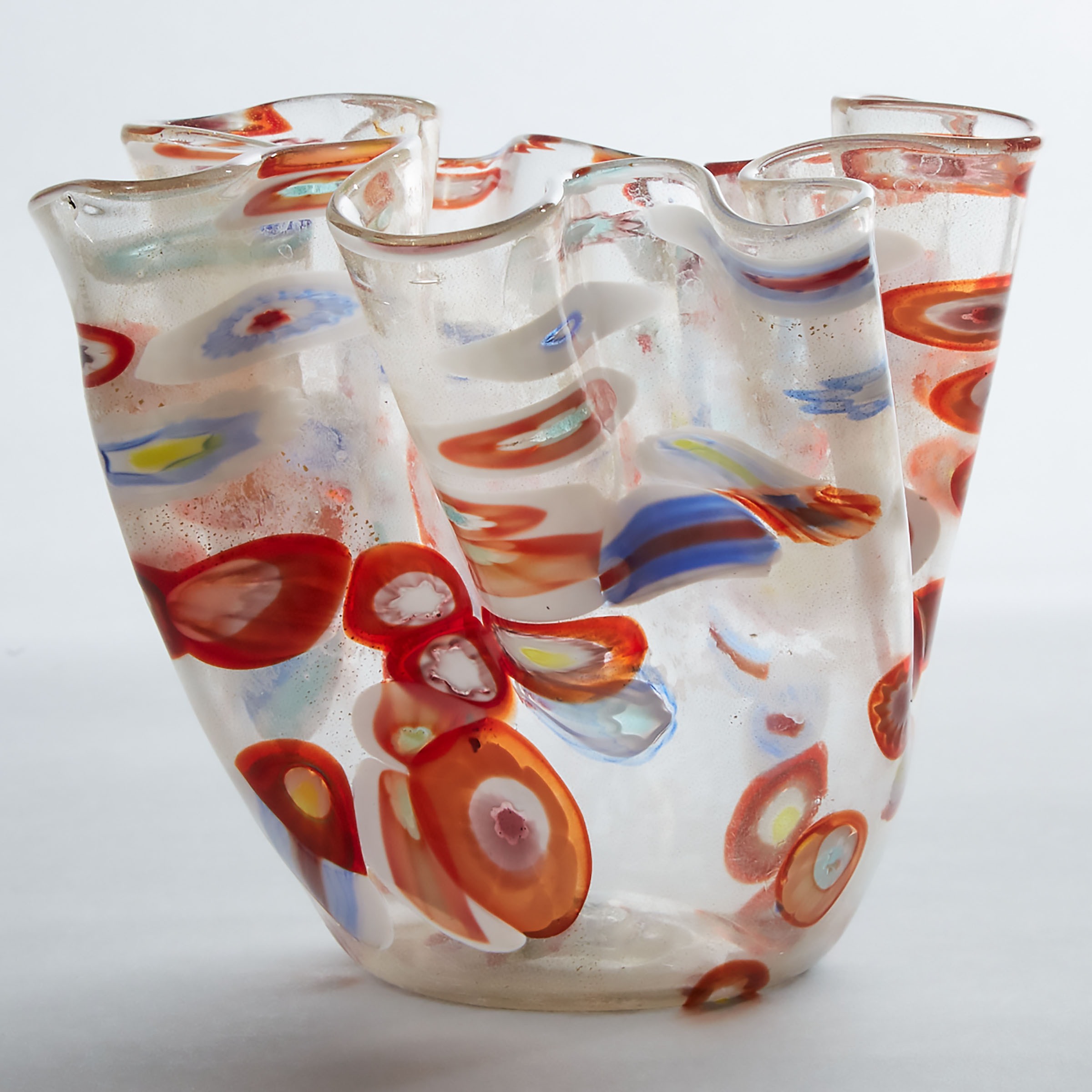 Murano 'Murrina Fazzoletto' Vase, 1950s