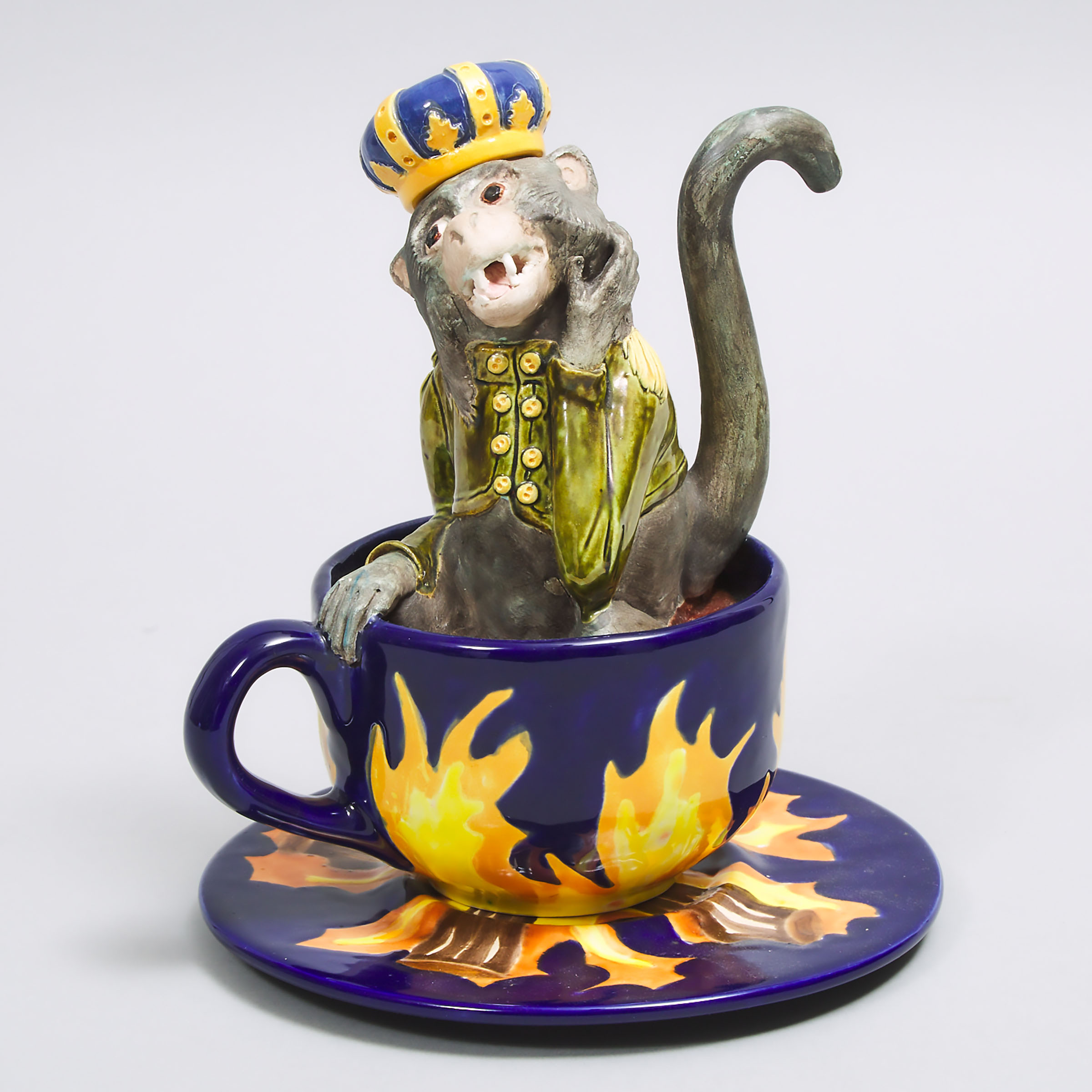 Evelyn Grant, Monkey Teapot, 2003