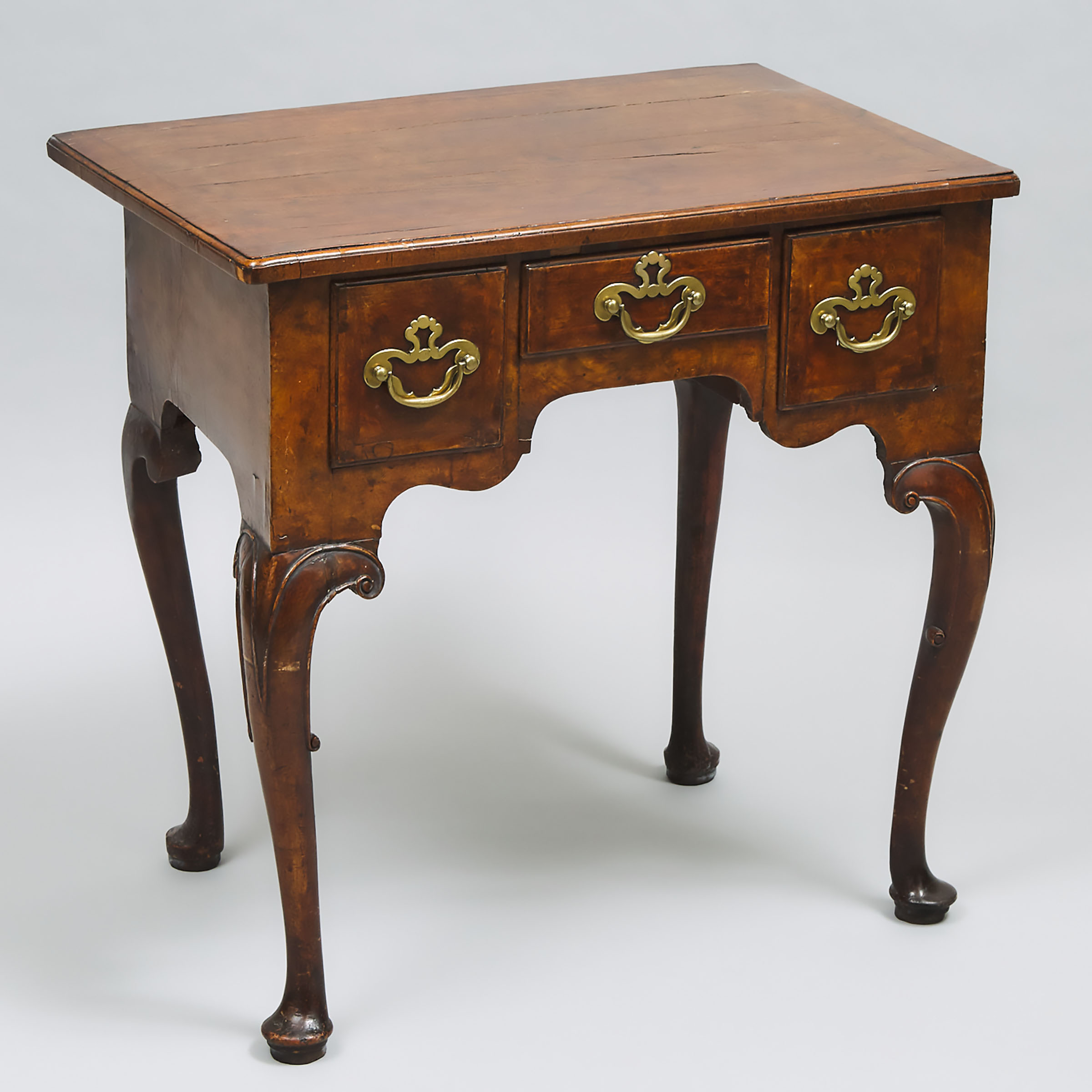 Small George II Walnut Dressing Table, early 18th century
