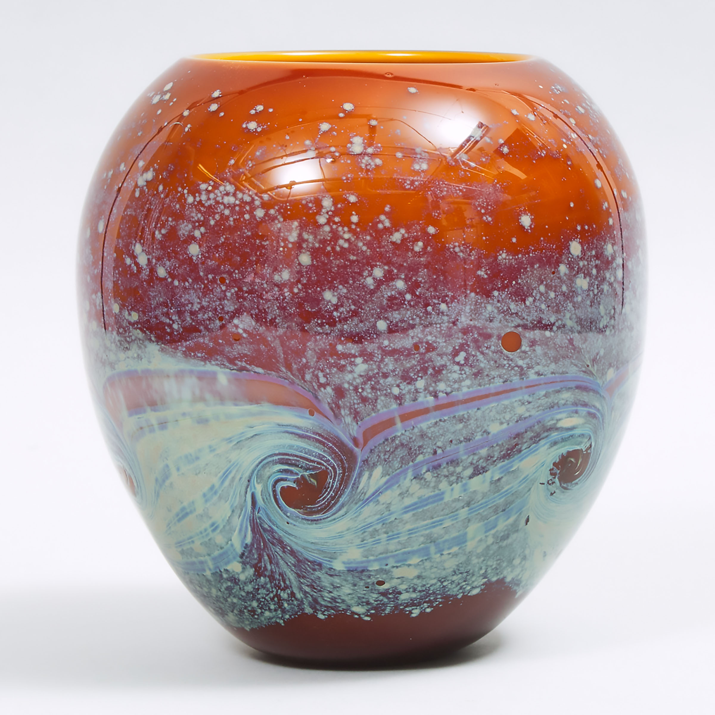 Toan Klein (American/Canadian, b. 1949), Glass Vase, 1976