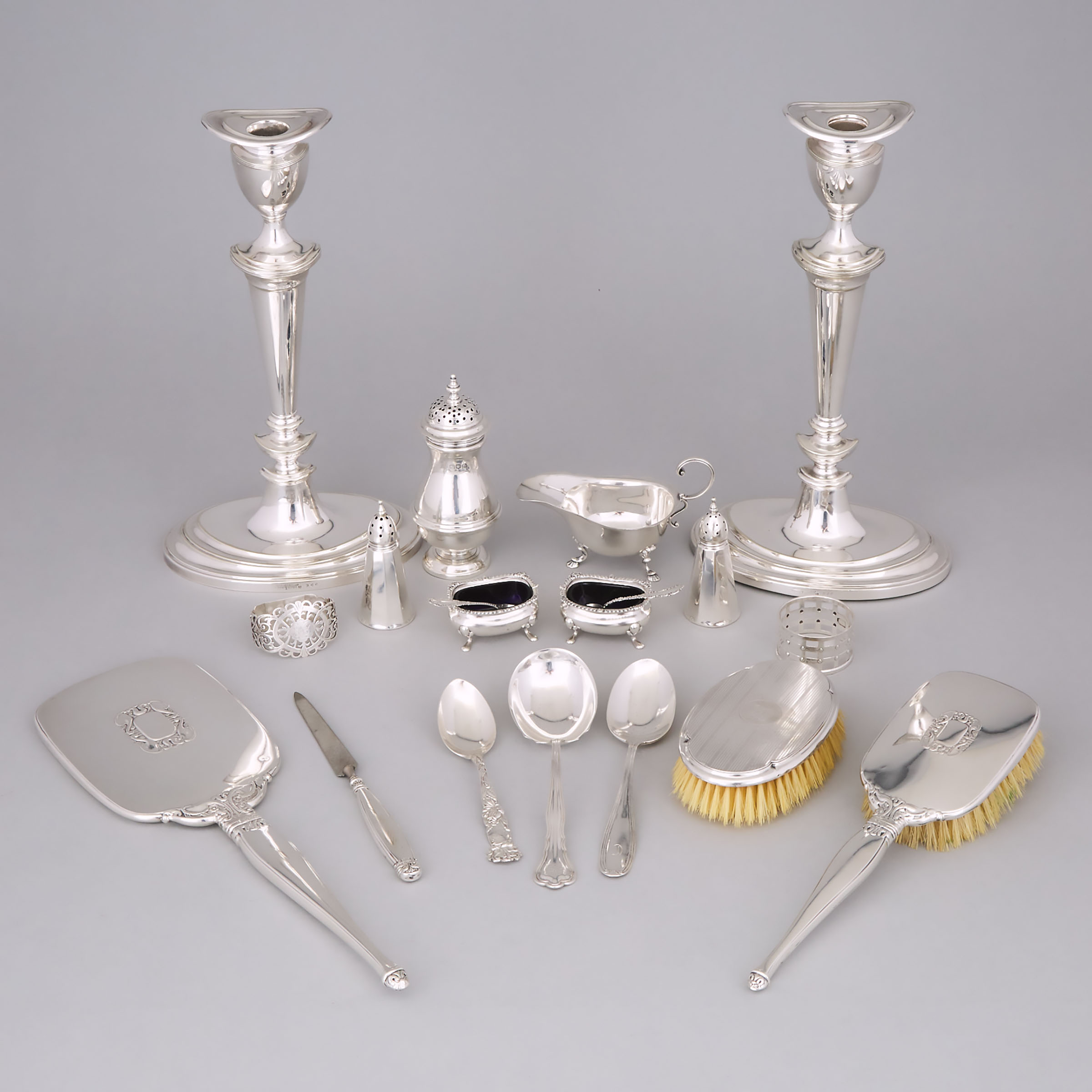Group of North American and English Silver, 20th century