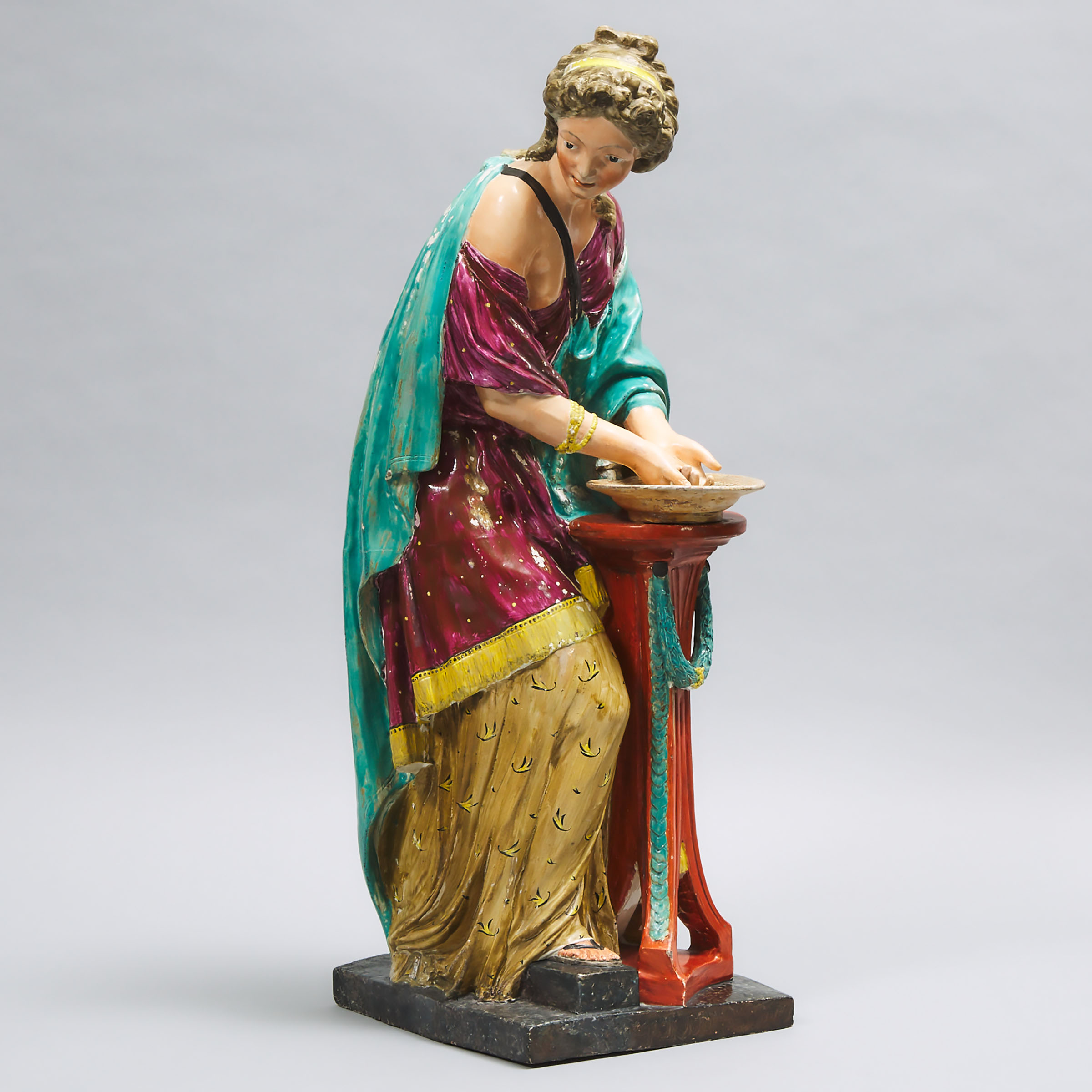 Large Staffordshire Pearlware Figure Emblematic of Purity, c.1800 