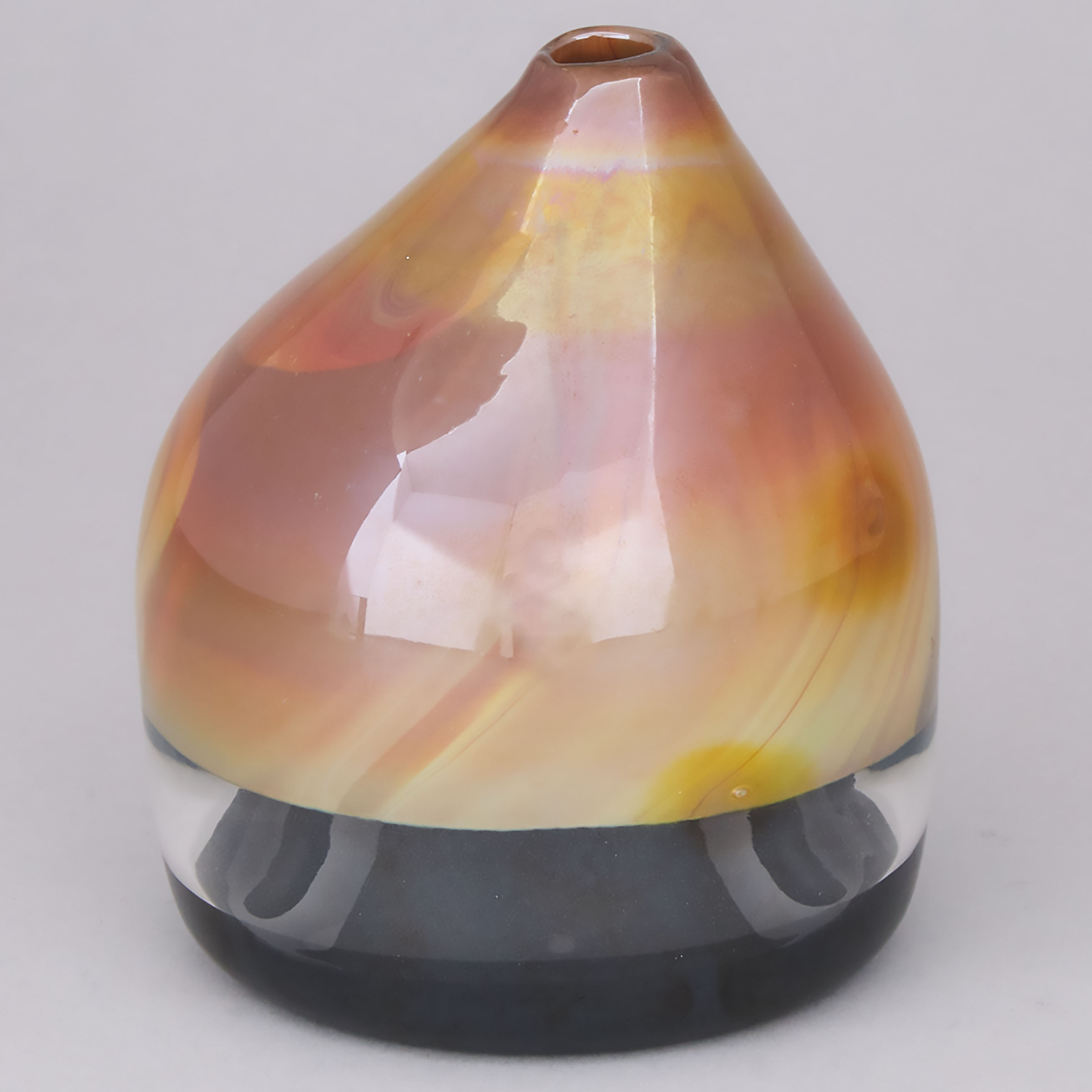 Venini 'Cappello del Doge' Incalmo Glass Vase, Thomas Stearns, c.1962