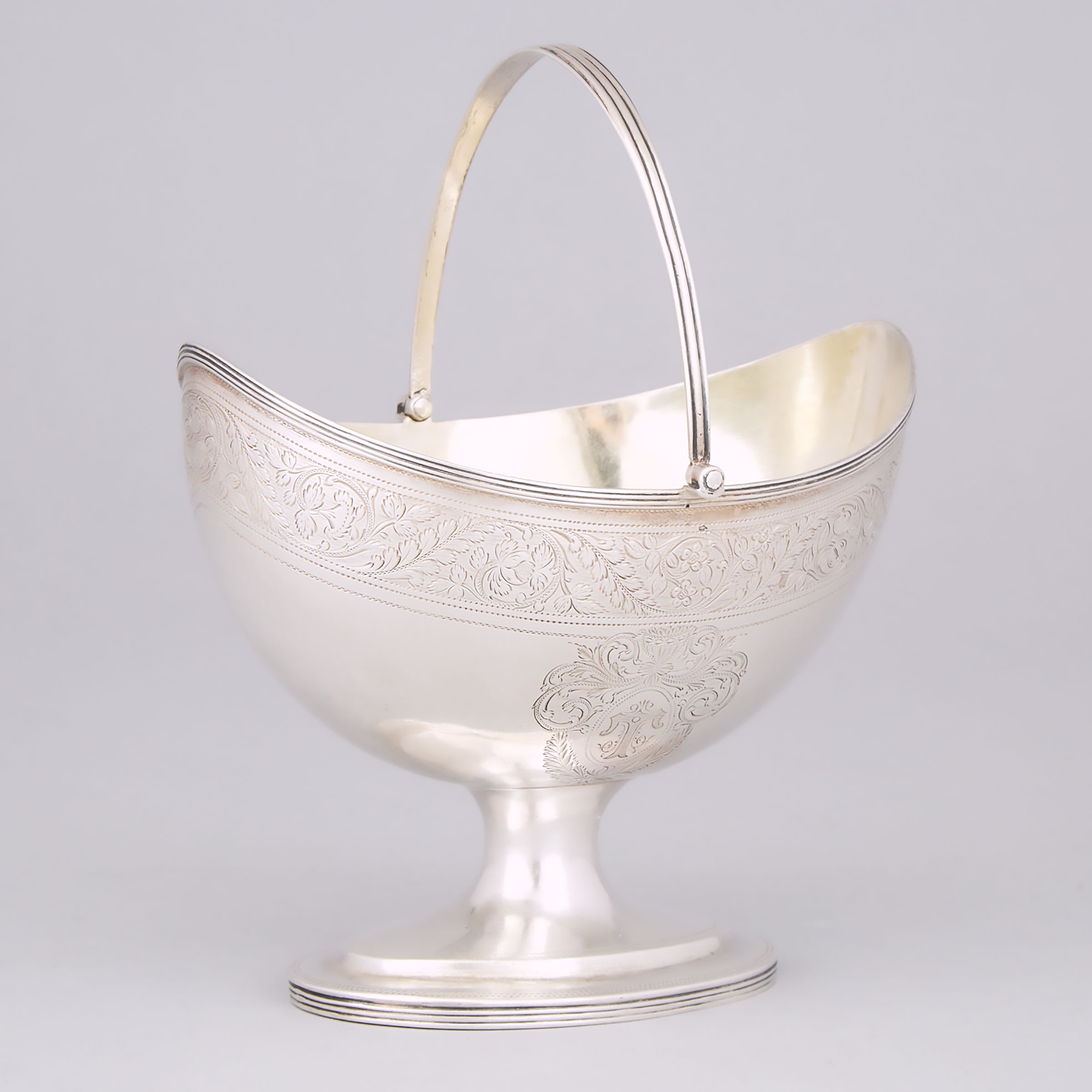 George III Silver Sugar Basket, Alexander Field, London, 1799
