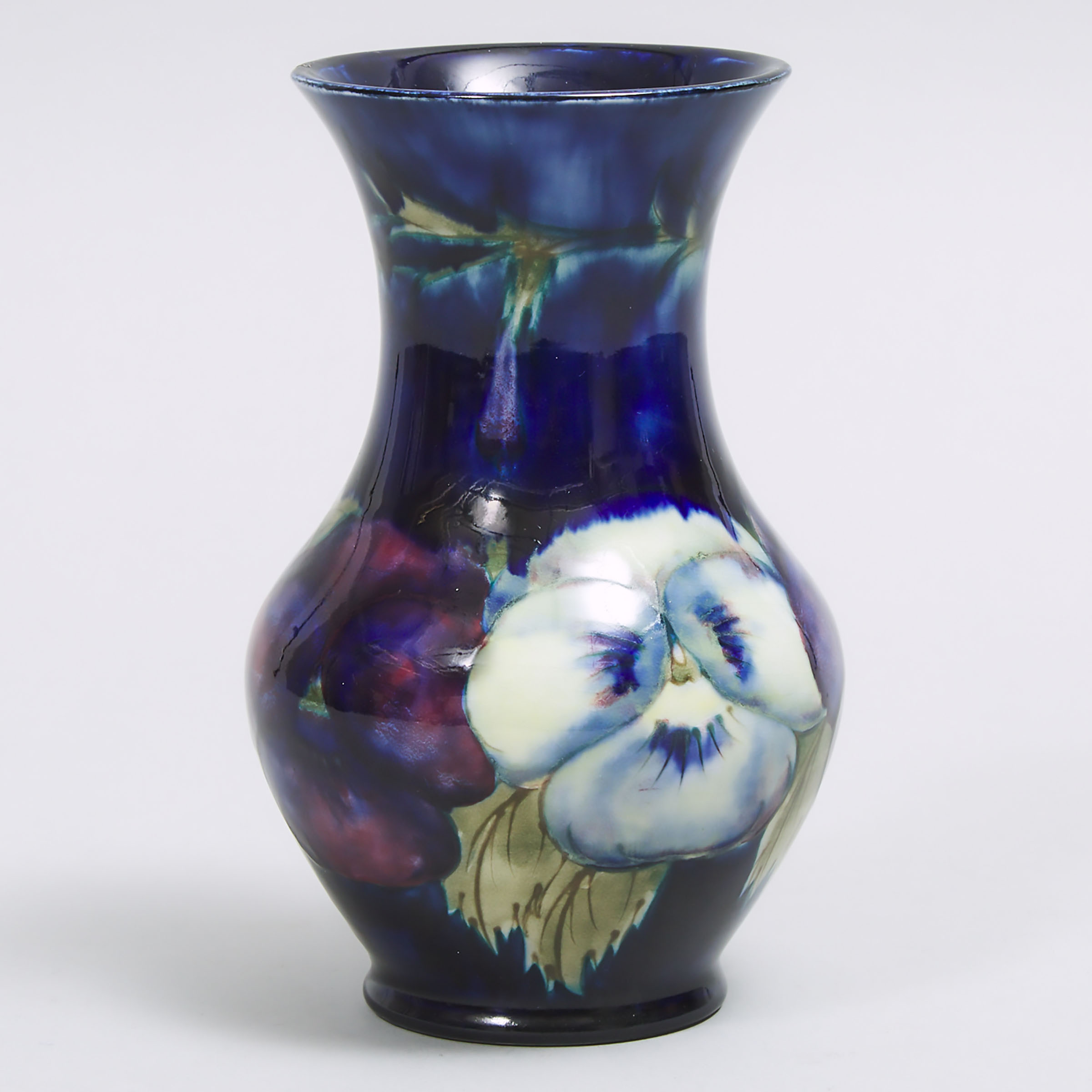 Moorcroft Pansy Vase, c.1920