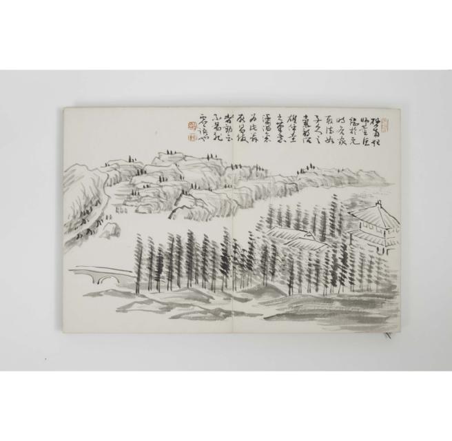 A Landscape Painting Album, Late Qing Dynasty/Early Republican Period