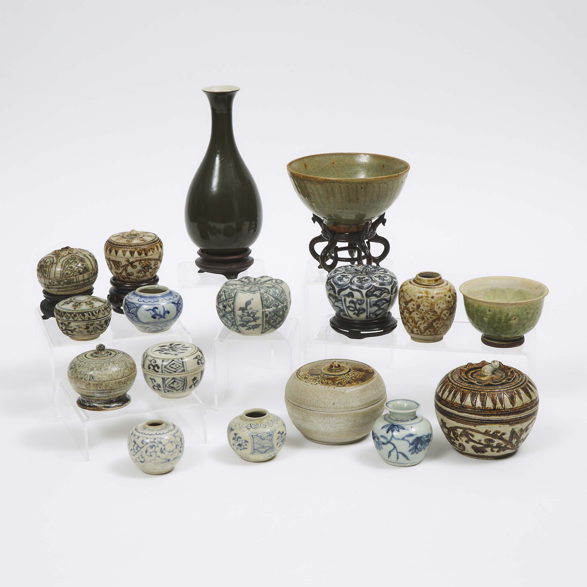 A Group of Seventeen Annamese, Sawankhalok, and Southeast Asian Ceramics, 15th Century and Later