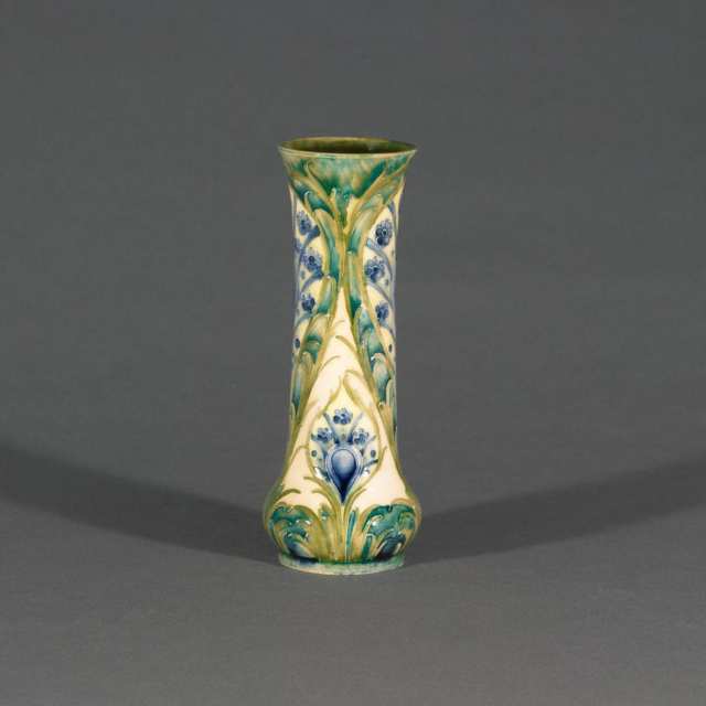 Macintyre Moorcroft Peacock Feather Vase, c.1900-02