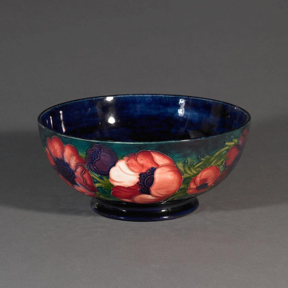 Moorcroft Anemone Bowl, c.1945-49
