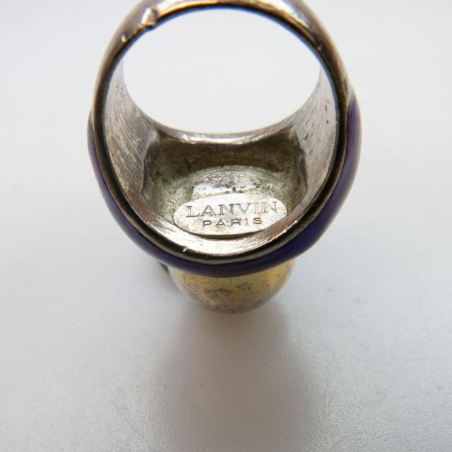 Lanvin Of Paris Silver-Tone Metal Ring