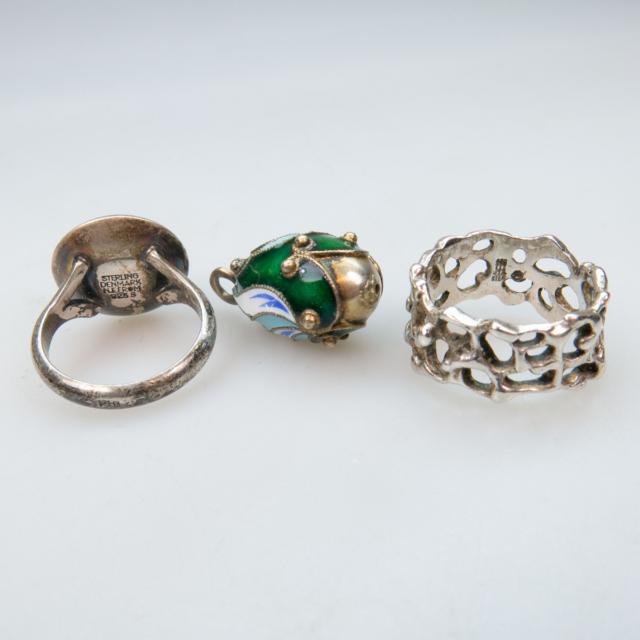 Small Group Of Silver Jewellery