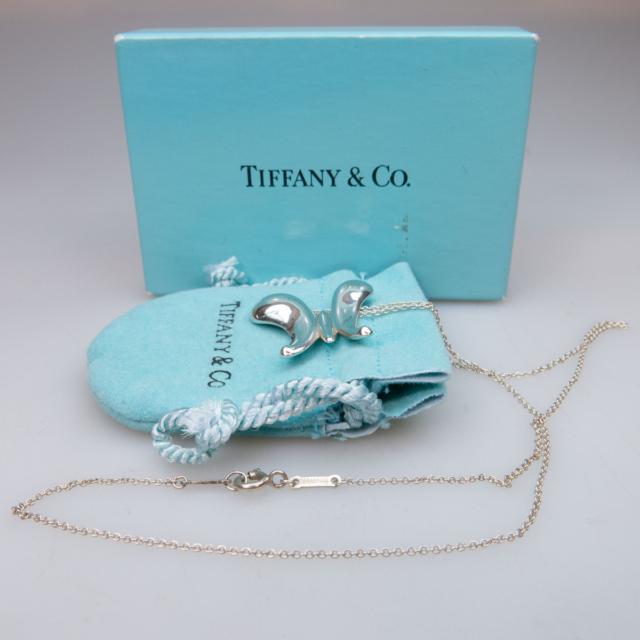 Tiffany & Co. Elsa Peretti Spanish Sterling Silver Butterfly Pendant