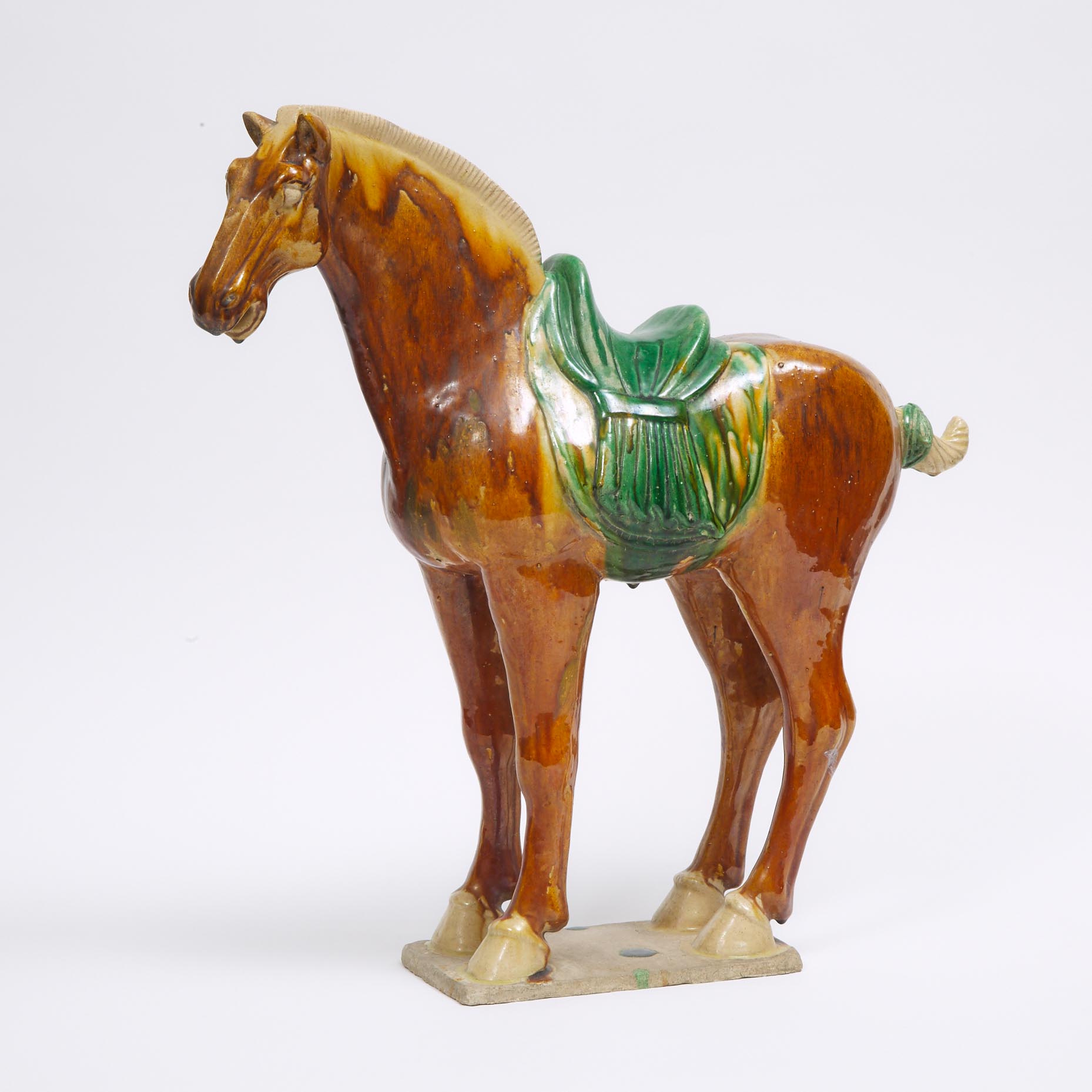 A Sancai-Glazed Horse