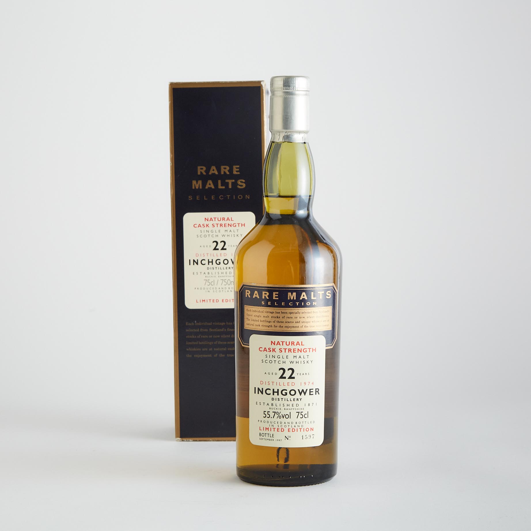 INCHGOWER SINGLE MALT SCOTCH WHISKY 22 YEARS (ONE 75 CL)