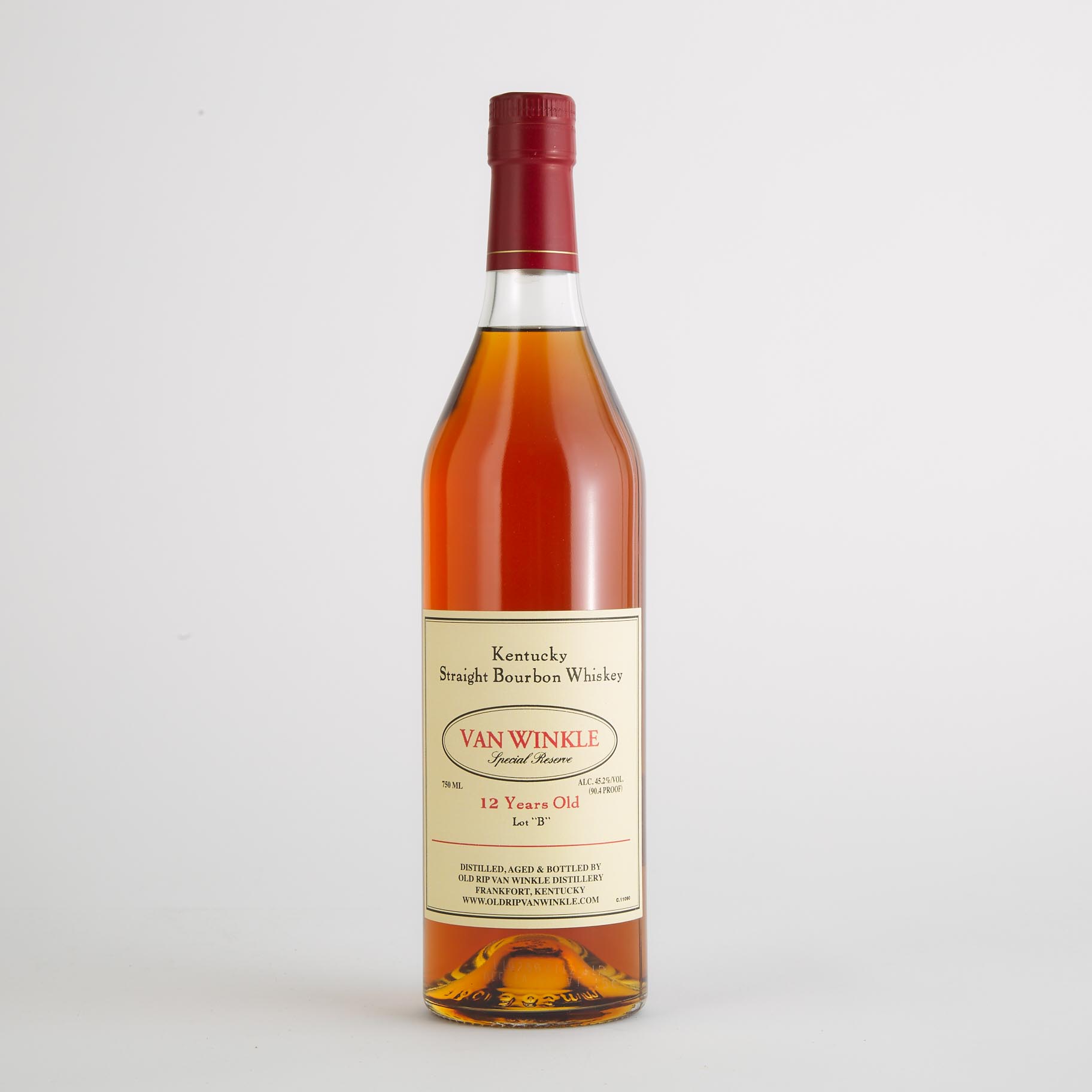 VAN WINKLE SPECIAL RESERVE "LOT 'B'" KENTUCKY STRAIGHT BOURBON WHISKEY 12 YEARS (ONE 750 ML)