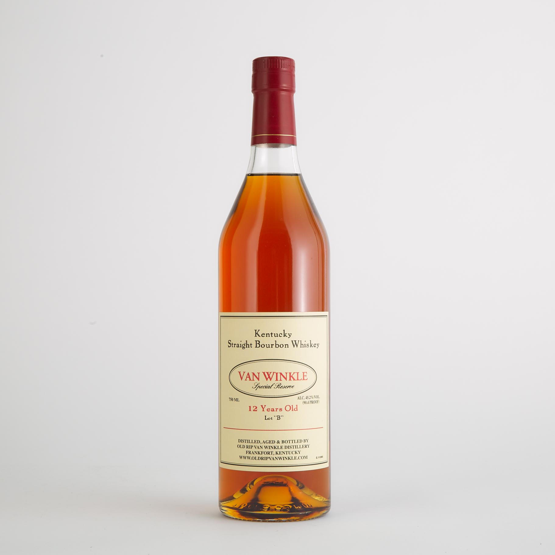 VAN WINKLE SPECIAL RESERVE "LOT 'B'" KENTUCKY STRAIGHT BOURBON WHISKEY 12 YEARS (ONE 750 ML)
