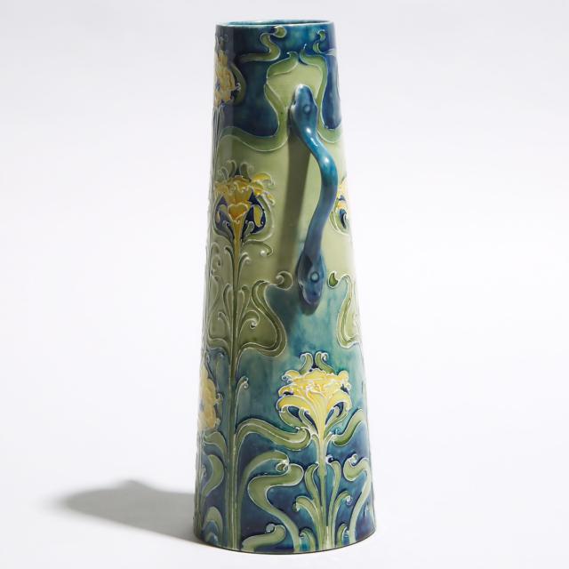 Macintyre Moorcroft Florian Two-Handled Vase, c.1900