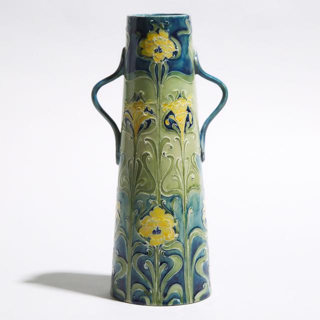 Macintyre Moorcroft Florian Two-Handled Vase, c.1900
