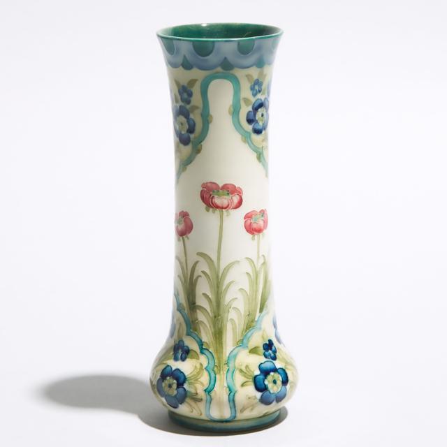 Macintyre Moorcroft Florian Vase, for W.W. Furse of Ilfracombe, c.1908-09