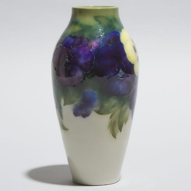Macintyre Moorcroft Pansy Vase, c.1910-12
