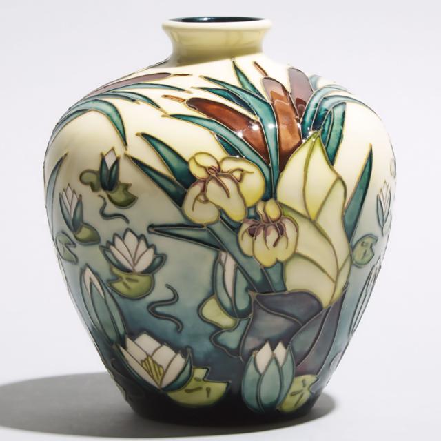 Moorcroft Bullrushes Vase, 1999 
