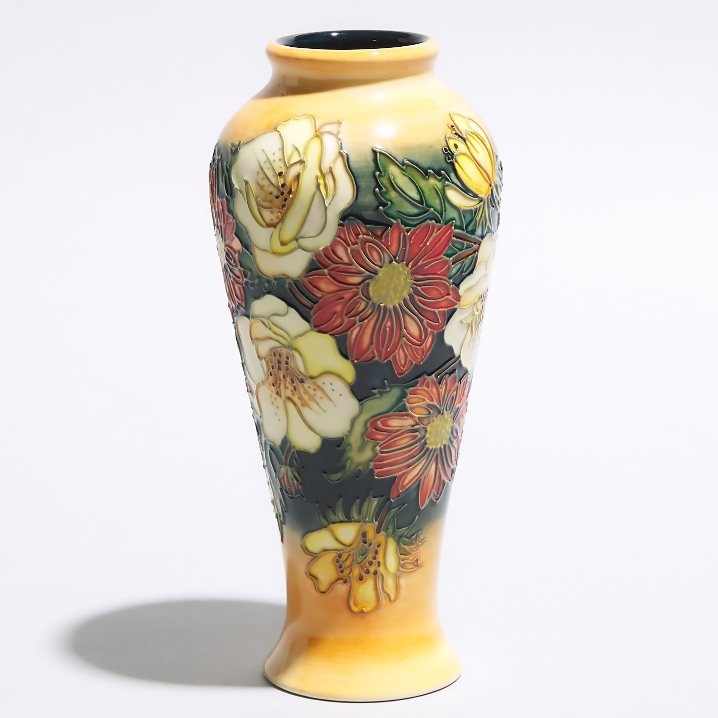 Moorcroft Victoriana Vase, Emma Bossons, 1997